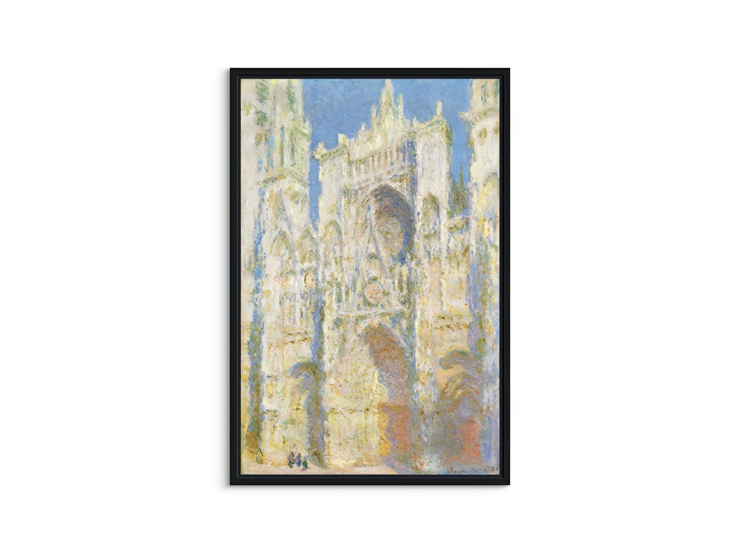 Rouen Cathedral, West Façade, Sunlight