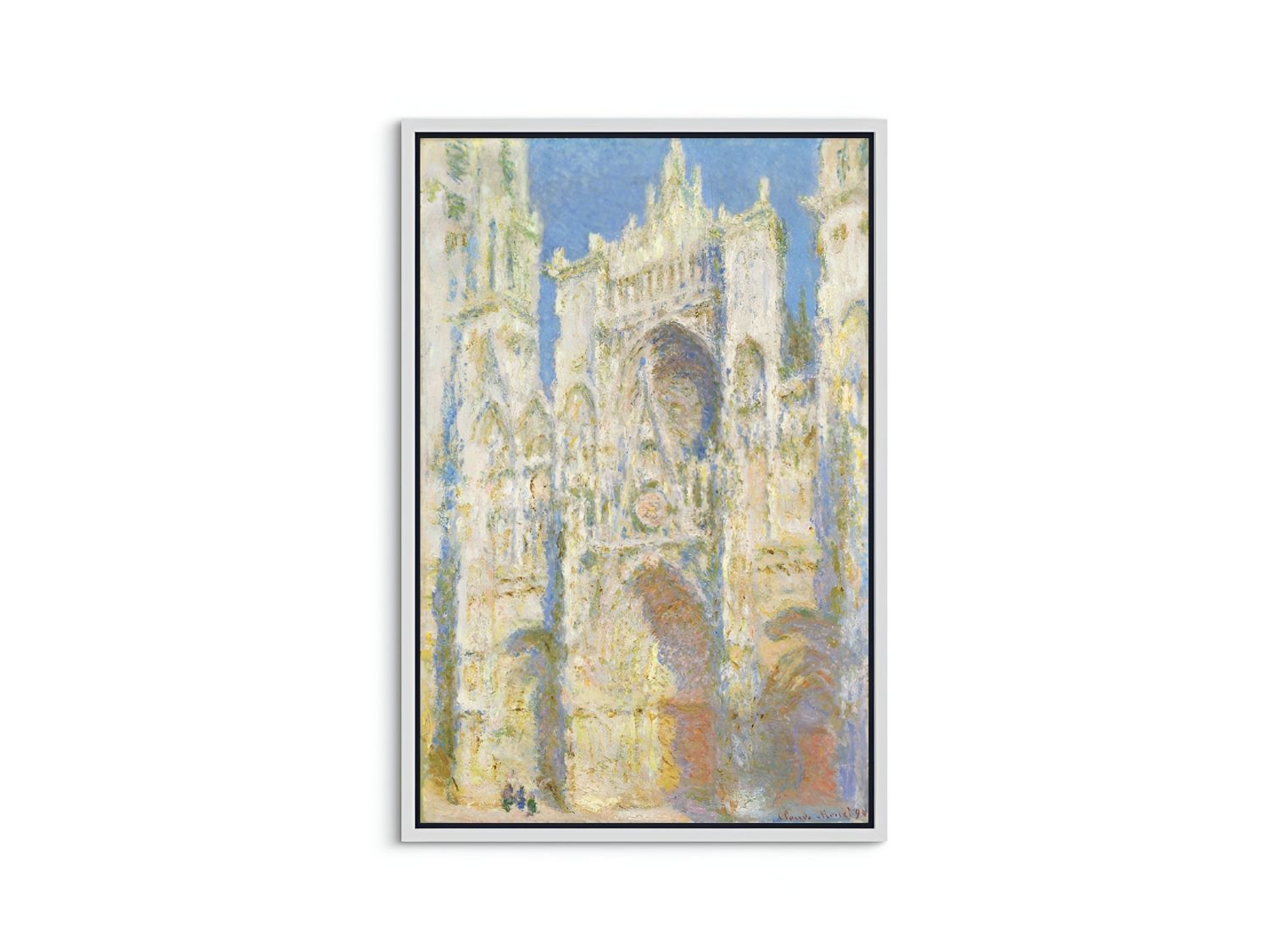 Rouen Cathedral, West Façade, Sunlight