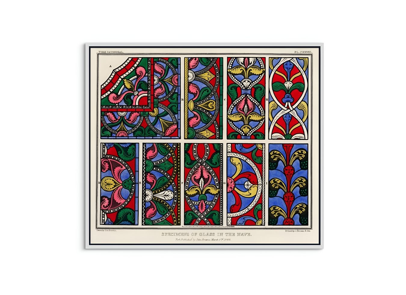 Specimens of the Glass in the Nave