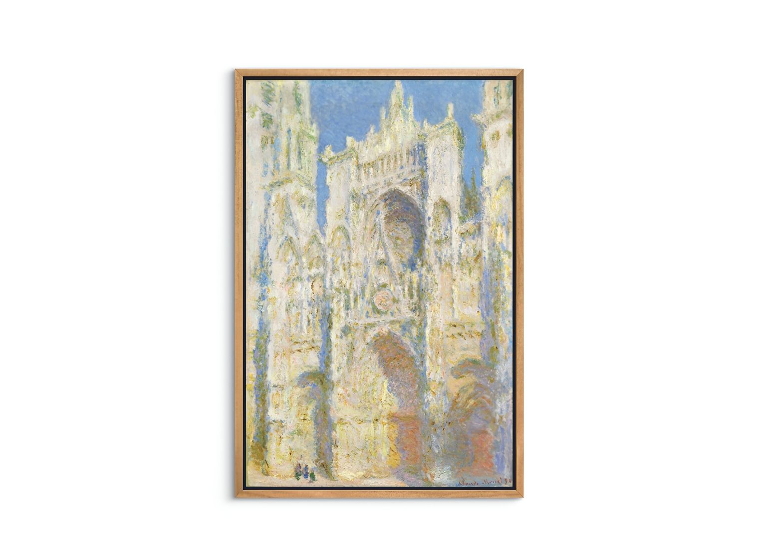 Rouen Cathedral, West Façade, Sunlight