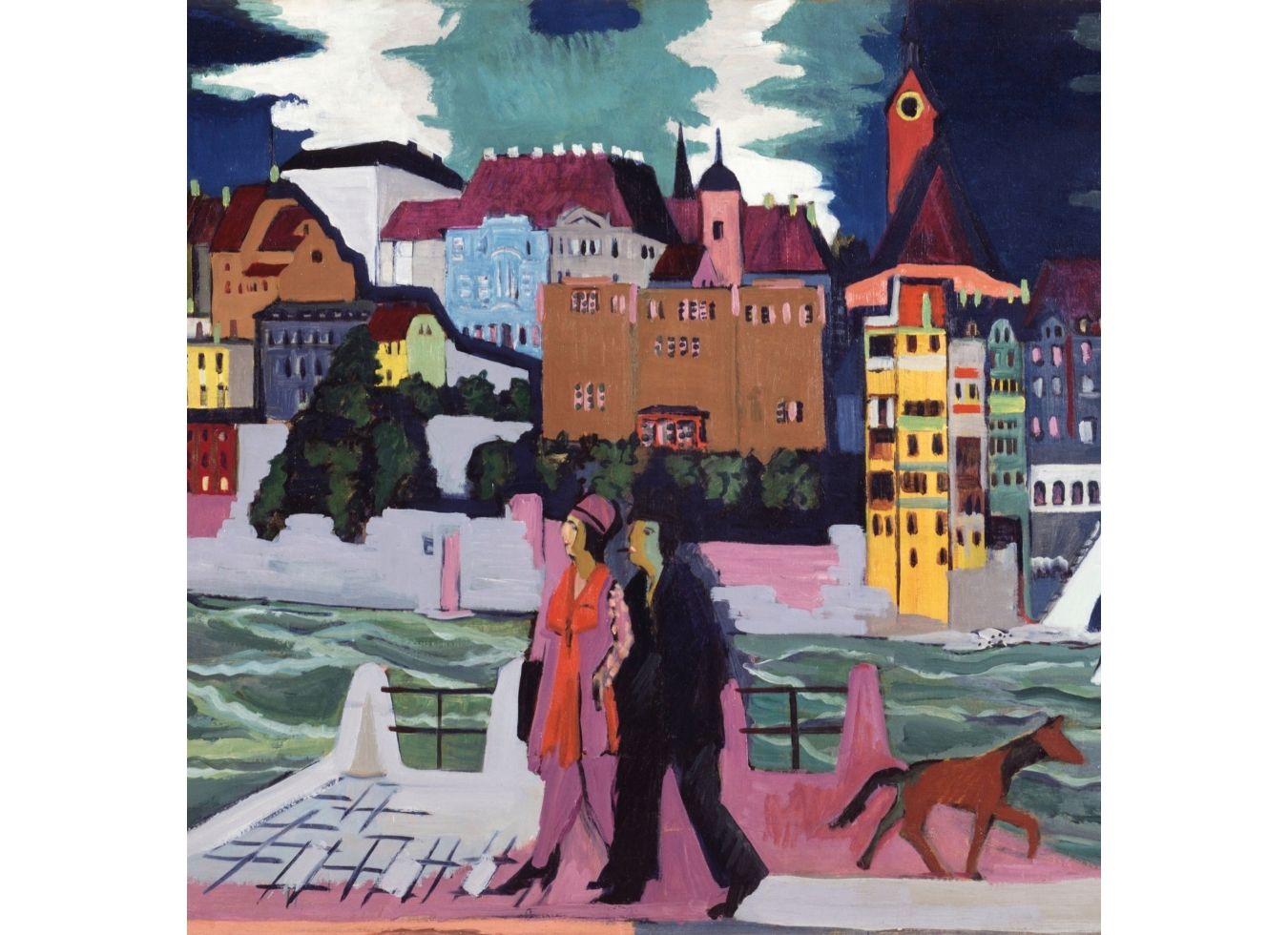 View of Basel and the Rhine