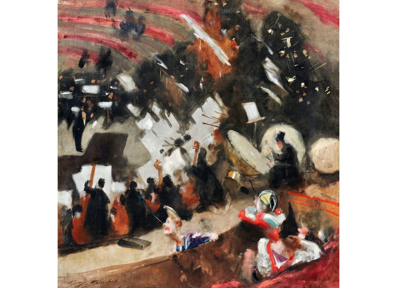 Rehearsal of the Pasdeloup Orchestra at the Cirque d’Hiver