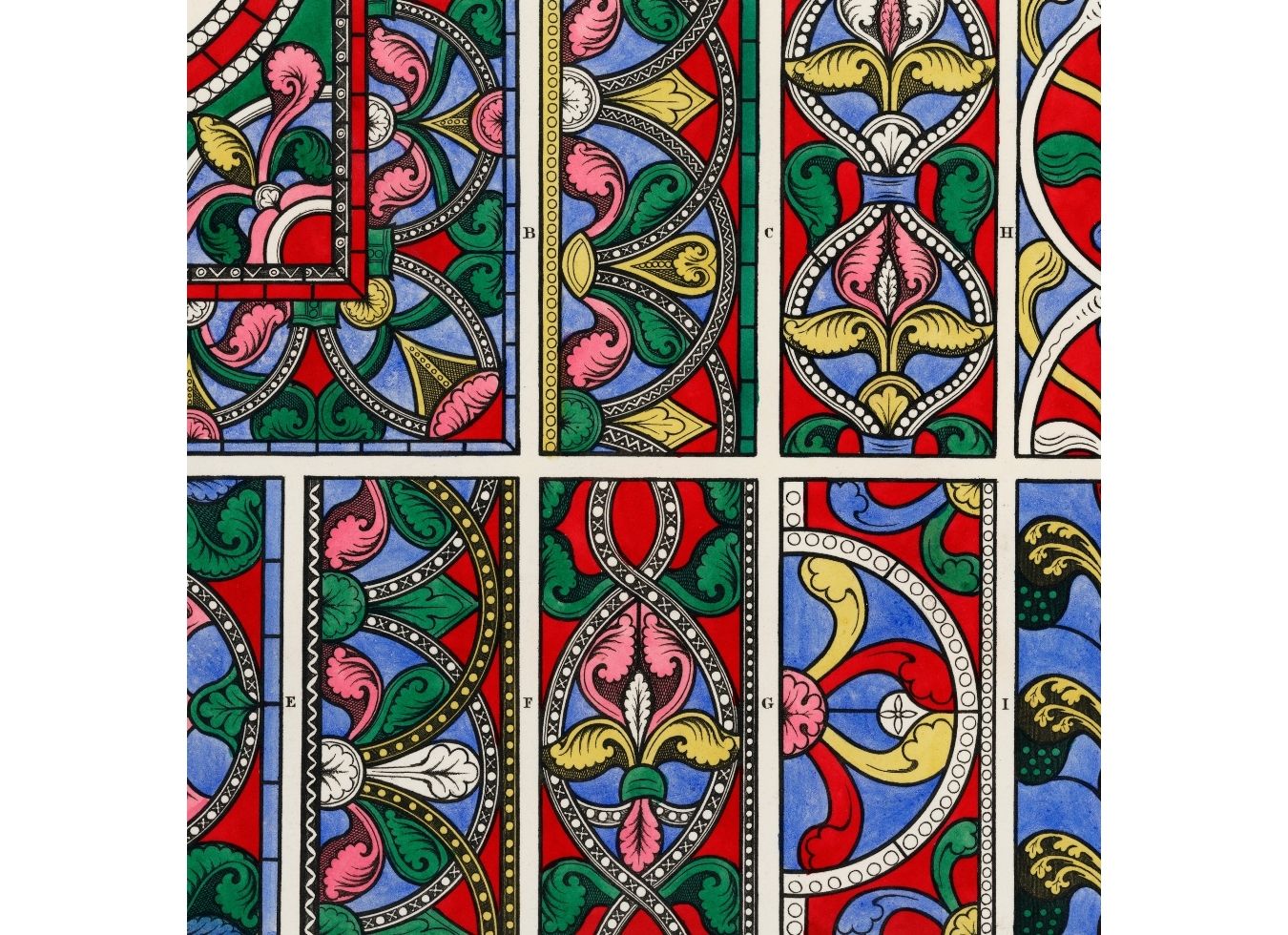 Specimens of the Glass in the Nave