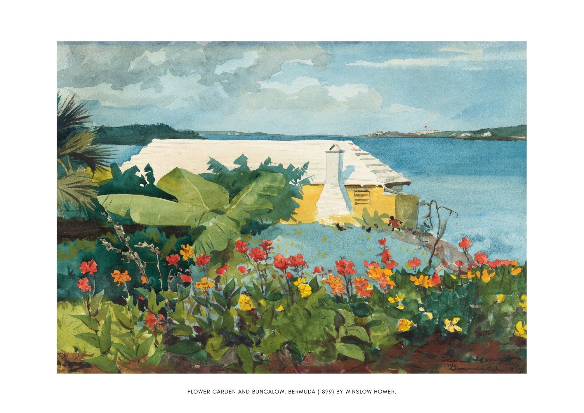 Flower Garden and Bungalow