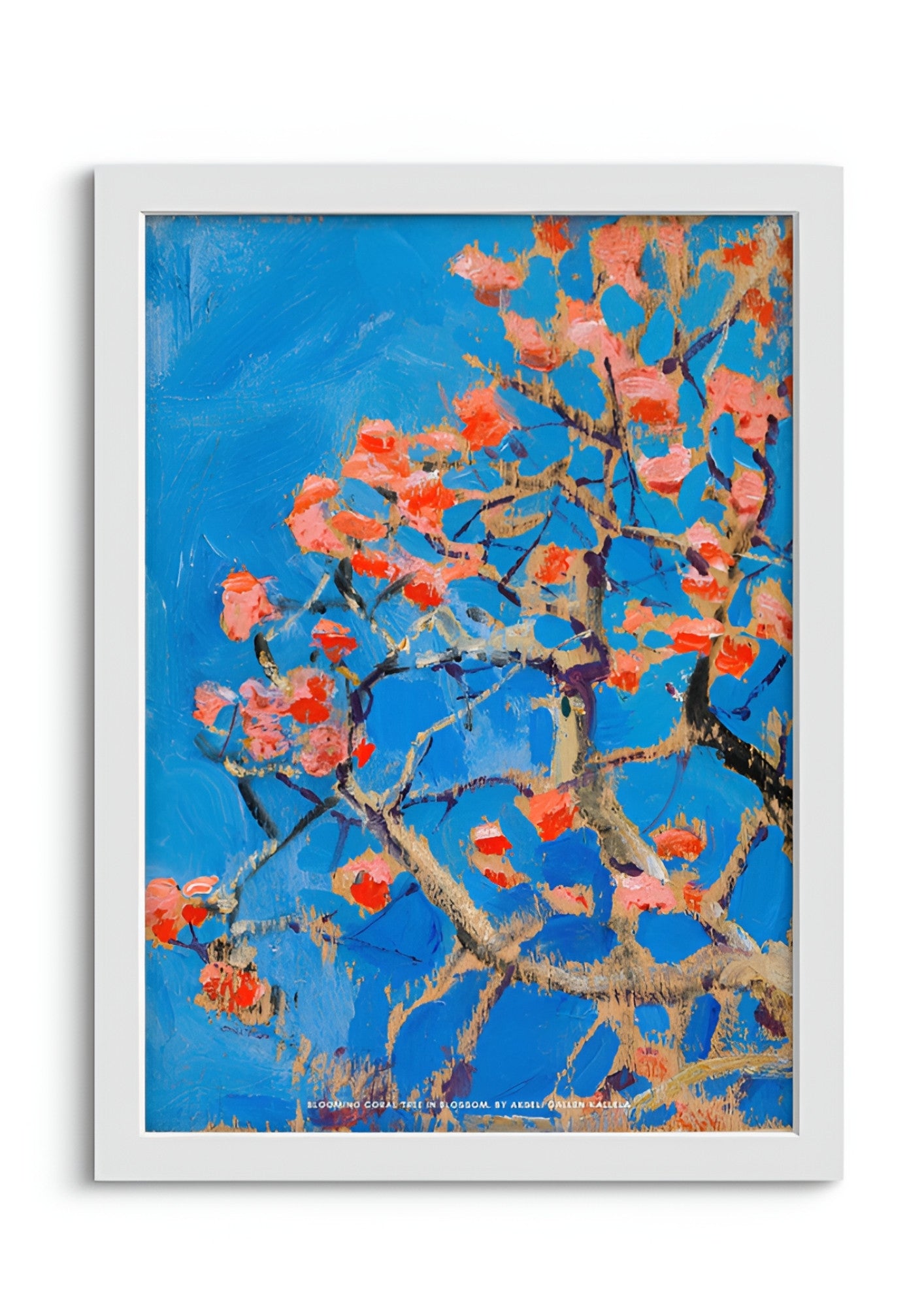Blooming Coral Tree in Blossom