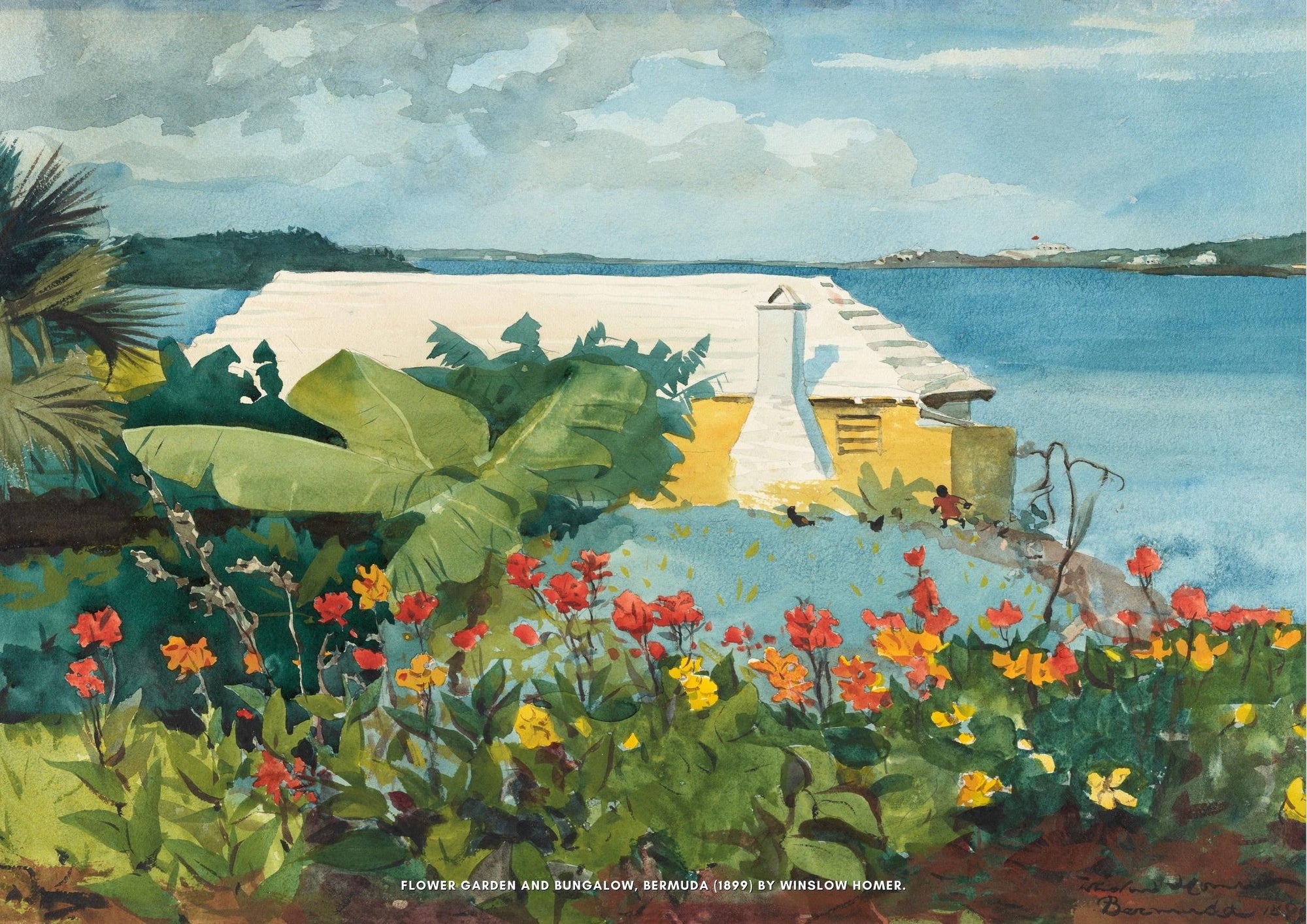 Flower Garden and Bungalow