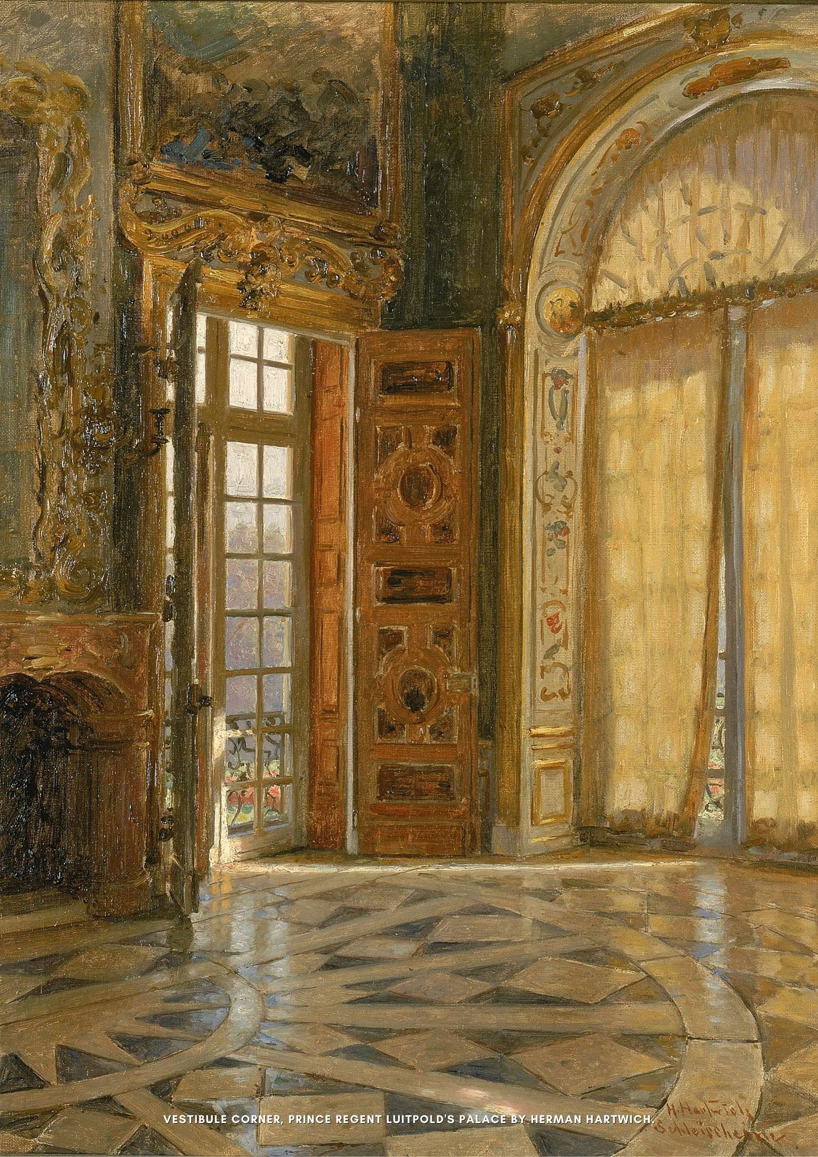Vestibule Corner, Prince Regent Luitpold’s Palace