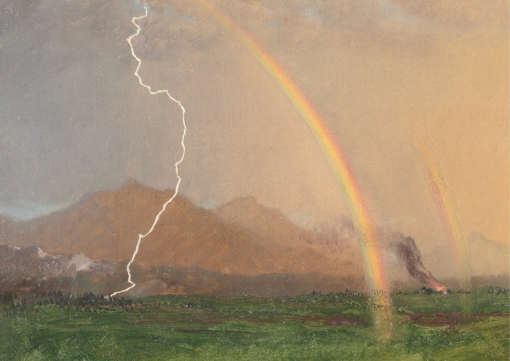 Thunderstorm in the Alps