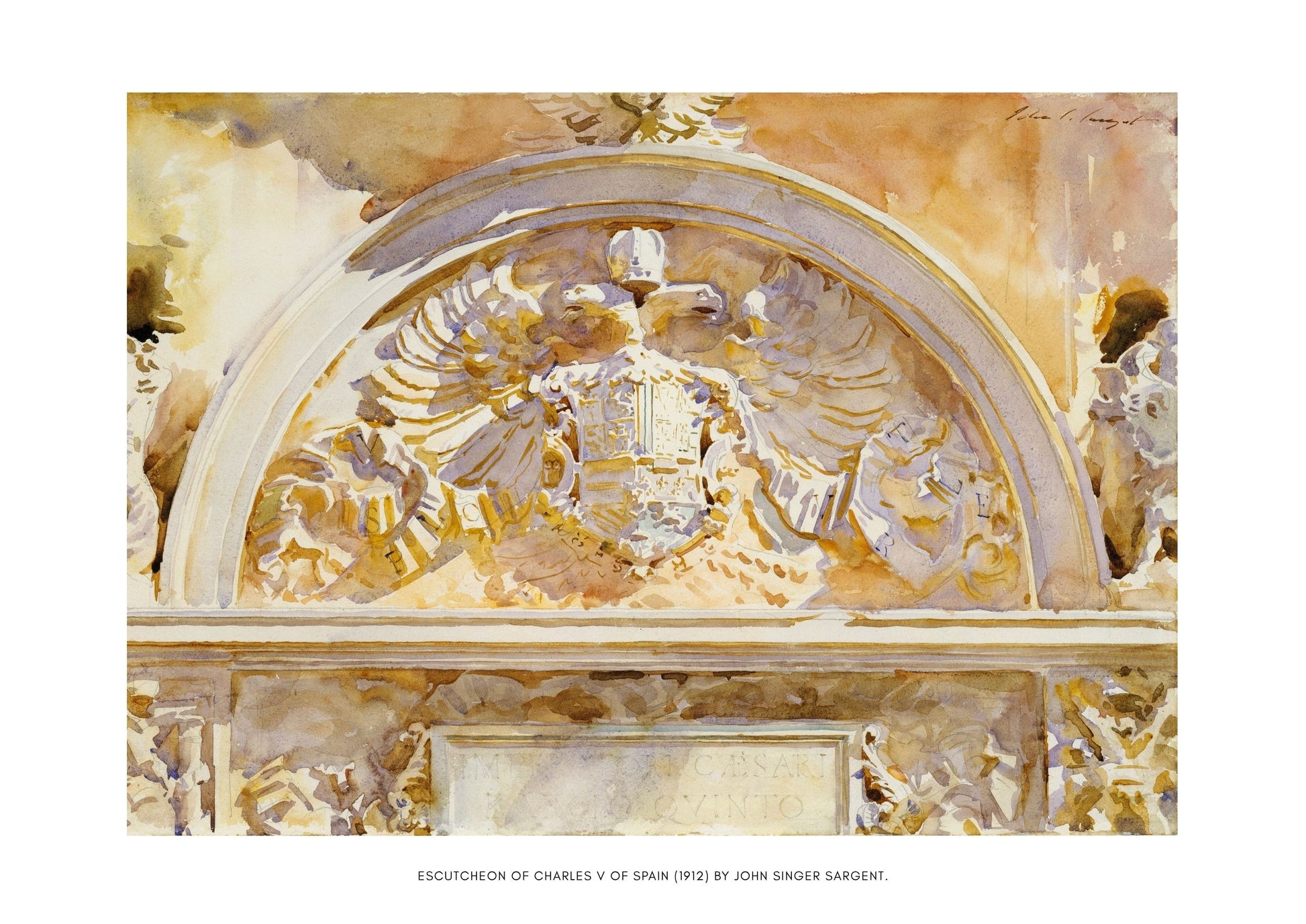 Escutcheon of Charles V of Spain