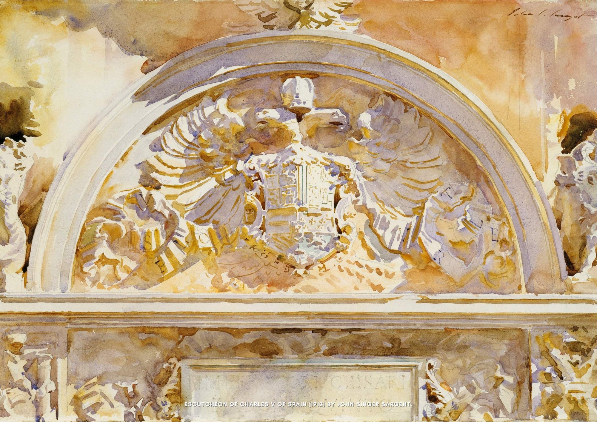 Escutcheon of Charles V of Spain